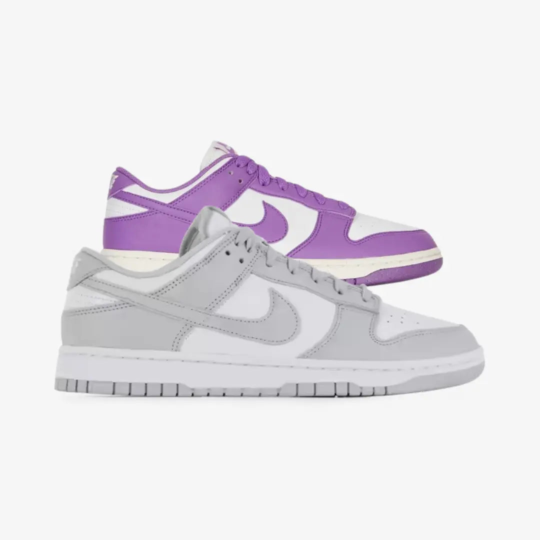 NIKE DUNK LOW – GREY FOG ET VIOLET/BLANC